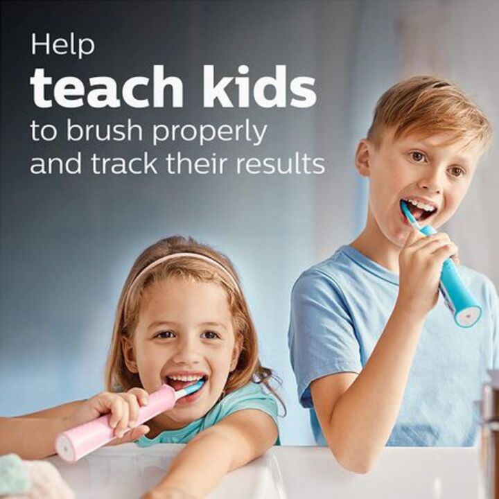 Bàn chải đánh răng điện trẻ em Philips HX6322/04 tích hợp ứng dụngPhilips Sonicare For Kids (Bảo Hành 1 Năm)