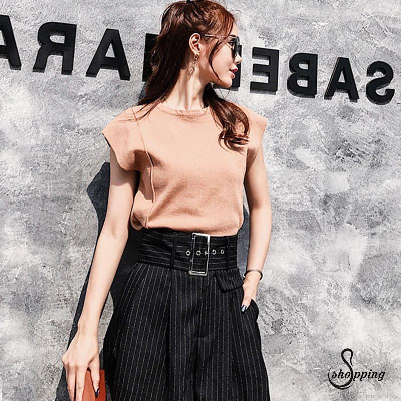 Áo thun nữ cổ tròn thời trang Hàn Quốc