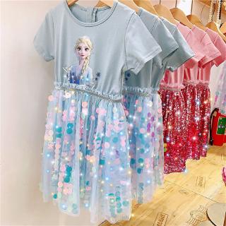 Váy công chúa Elsa xinh xắn dành cho bé gái
