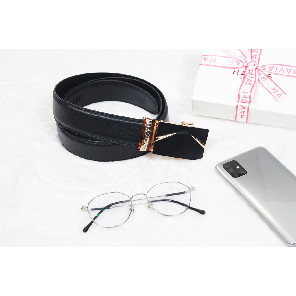 SPARK2 HAVIAS dây thắt lưng nam sang trọng da bò Nappa nhập khẩu 100%