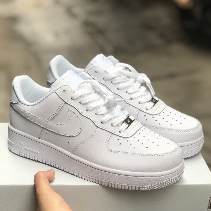 [Mã FAGREEN245 giảm tới 30K đơn 99K] [ Chuẩn 11- Fullbox - Bill ] Giày Air force 1 trắng nam nữ, Giày AF1 trắng