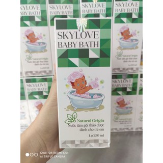 Nước tắm gội thảo dược cho bé Skylove babybath