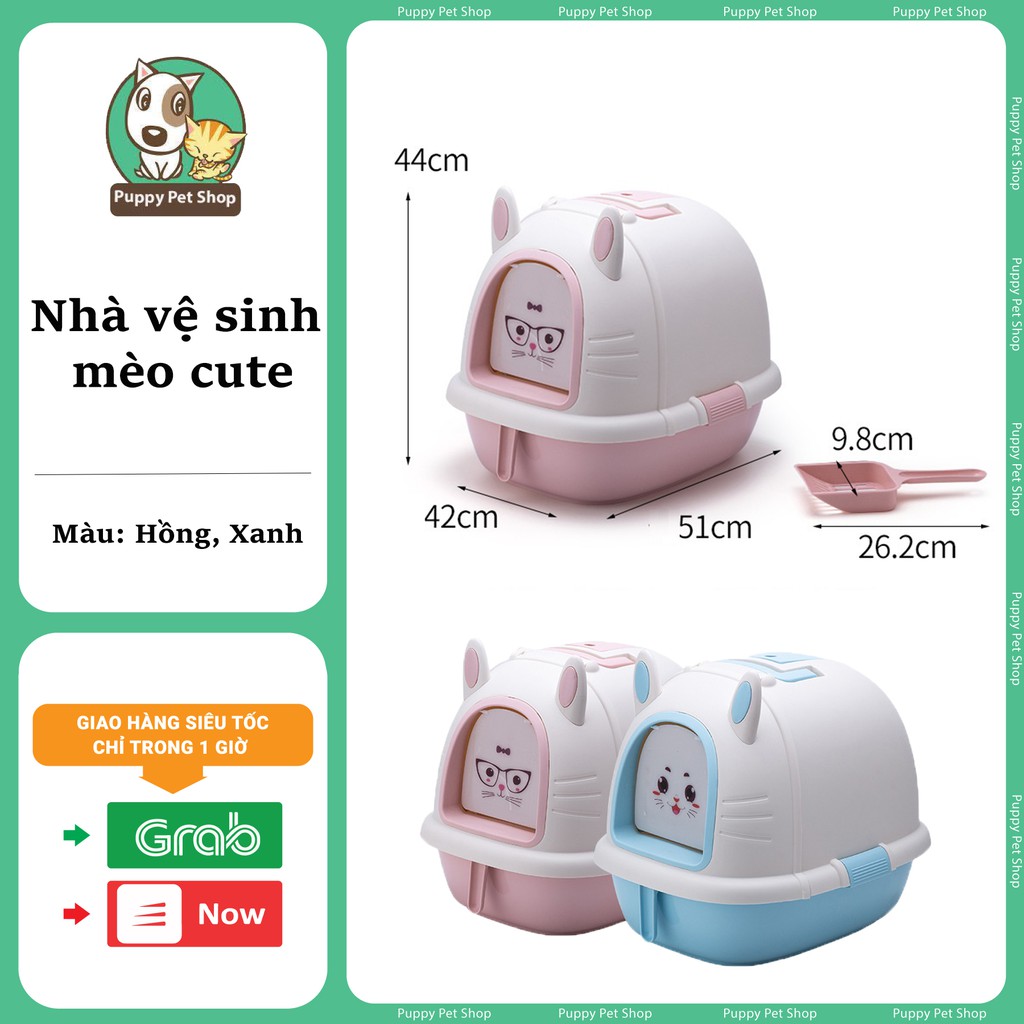 Nhà Vệ Sinh Cho Mèo Cute