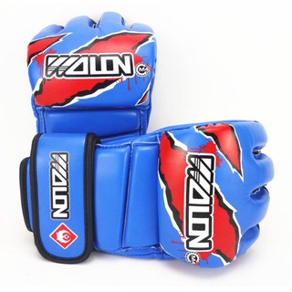 Găng võ thuật MMA - Kickboxing - Boxing hãng Wolon Xanh