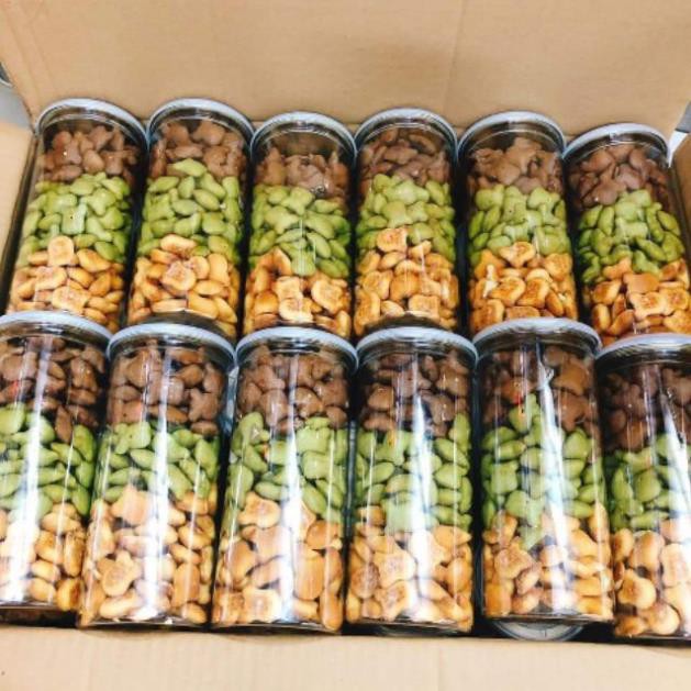 Bánh gấu mix 3 vị Thiên Hồng 440G - [ FREE SHIP ] Hàng ngon nhà làm - Siêu ngon siêu rẻ siêu sạch