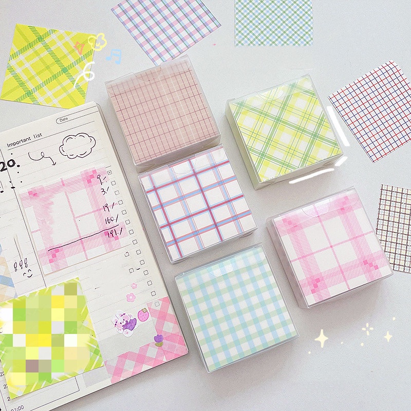 [JY] Set 200 Tờ Giấy Ghi Chú Kết Cấu Không Dính