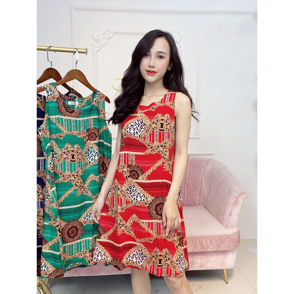 [SALE] Váy Lanh Đũi Siêu Nhẹ Mát - V08 | BigBuy360 - bigbuy360.vn