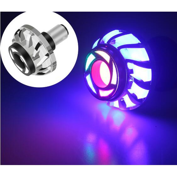 Đèn LED Mắt Thiên Thần Gắn Đuôi Xe Máy Thông Dụng
