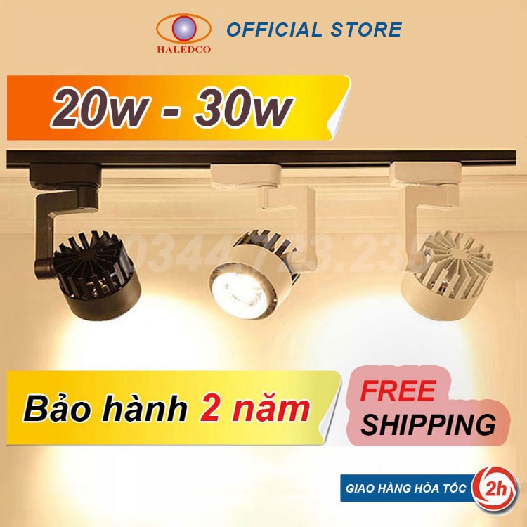 Đèn Rọi Ray Công Suất 20W, Đèn Spotlight Thanh Ray Haledco Bảo Hành 12 Tháng