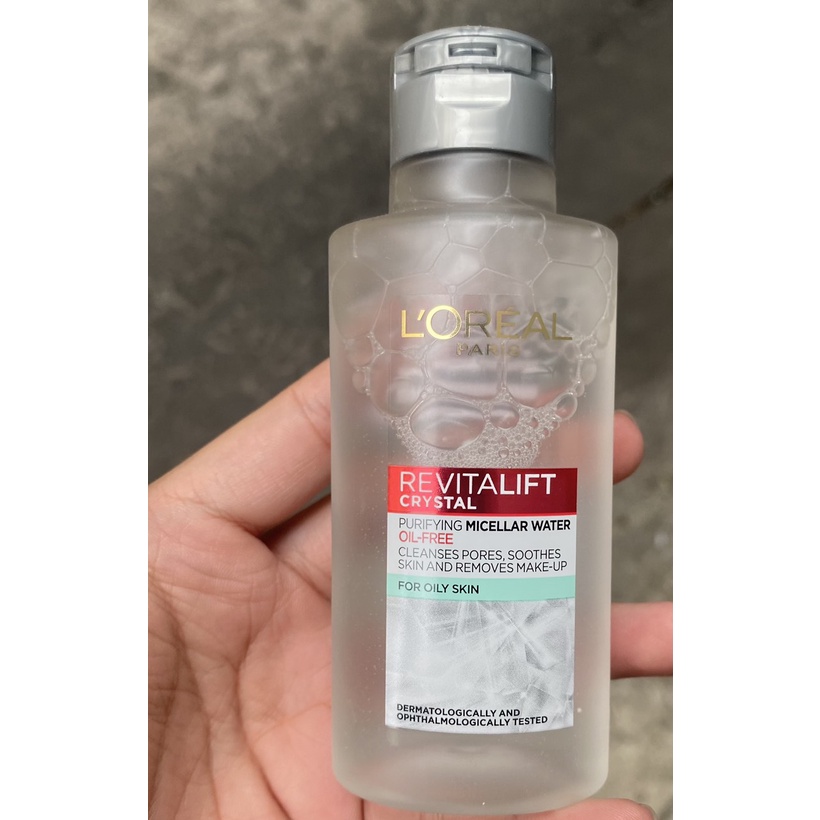 Nước Tẩy Trang LOréal Paris Dành Cho Da Dầu 95ml Revitalift Crystal Purifying Micellar Water