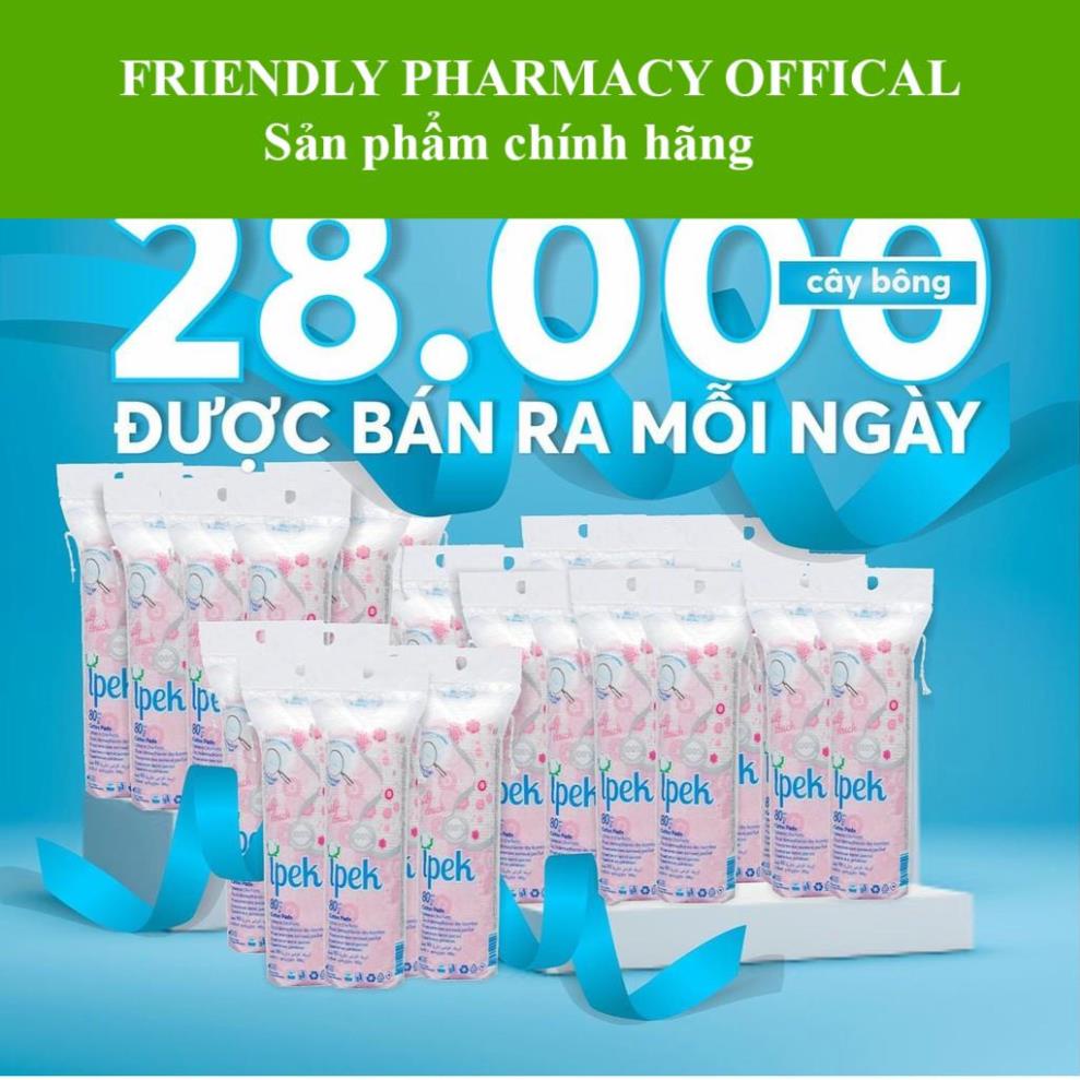 150 Miếng Bông Tẩy Trang Ipek Cotton Pads Thổ Nhĩ Kỳ – Giúp tẩy trang sạch, tiết kiệm toner