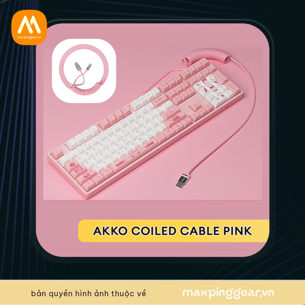 Dây Cáp Custom Bàn Phím Cơ AKKO Coiled Cable