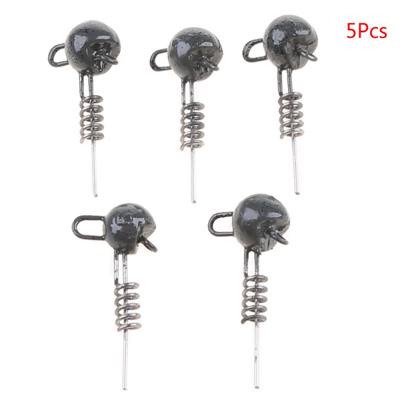 Set 5 Đầu Nối Mồi Câu Cá Bằng Thép Không Gỉ 7g 10g 15g 20g 25g 30g 50g Pike