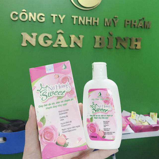 DUNG DỊCH VỆ SINH PHỤ NỮ NỮ HOÀNG SWEET