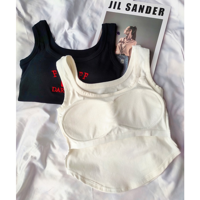 Áo thể thao NZN không tay có mút đệm ngực thời trang cho nữ