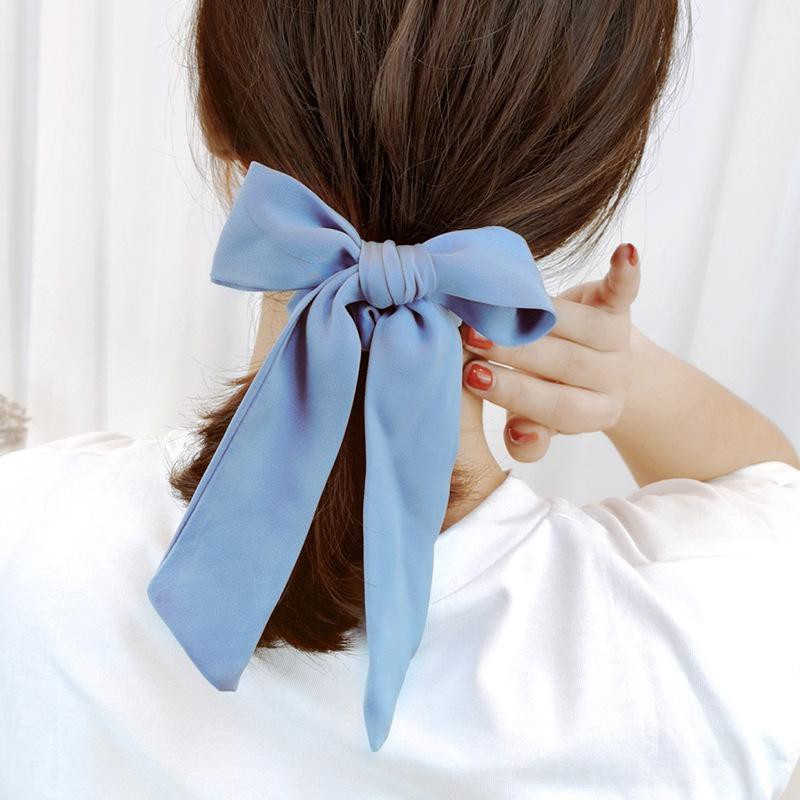 ( Pastel ) Dây buộc tóc DỊU DÀNG nơ vải nhiều màu quà tặng xinh xắn dễ thương thanh lịch nữ tính