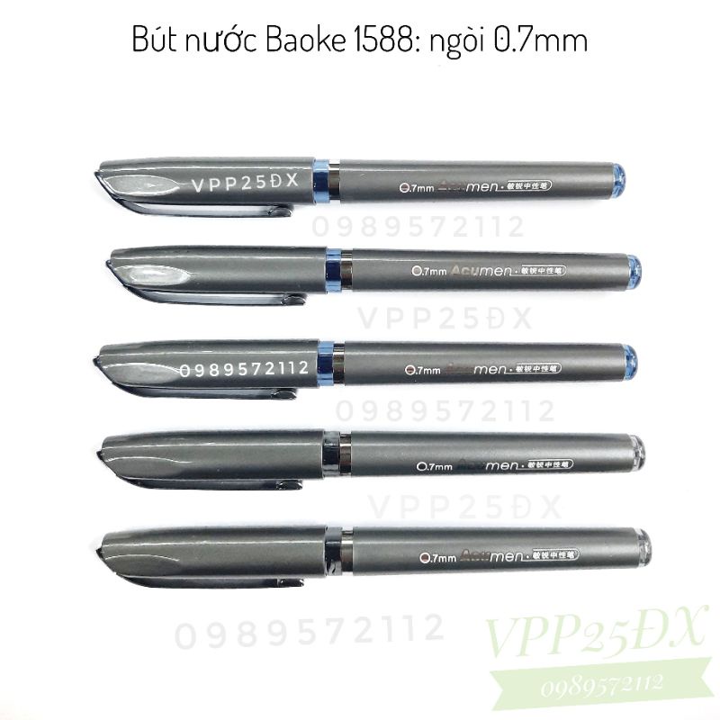 Bút ký gel ngòi 0.7mm BaoKe 1588