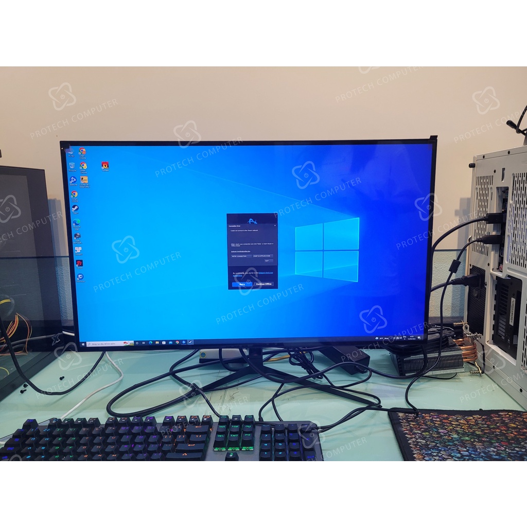 Màn Hình Tràn 4 Viền Gaming T2721Q - 7" 2K 75Hz IPS Hình Ảnh Sắc Nét, Sống Động - Bảo hành hãng 36 Tháng
