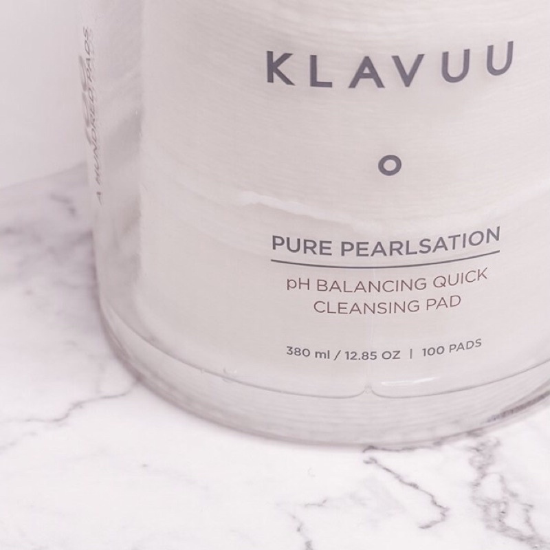 MIẾNG TẨY TRANG NGỌC TRAI KLAVUU PURE PEARLSATION PH BALANCING QUICK CLEANSING PAD