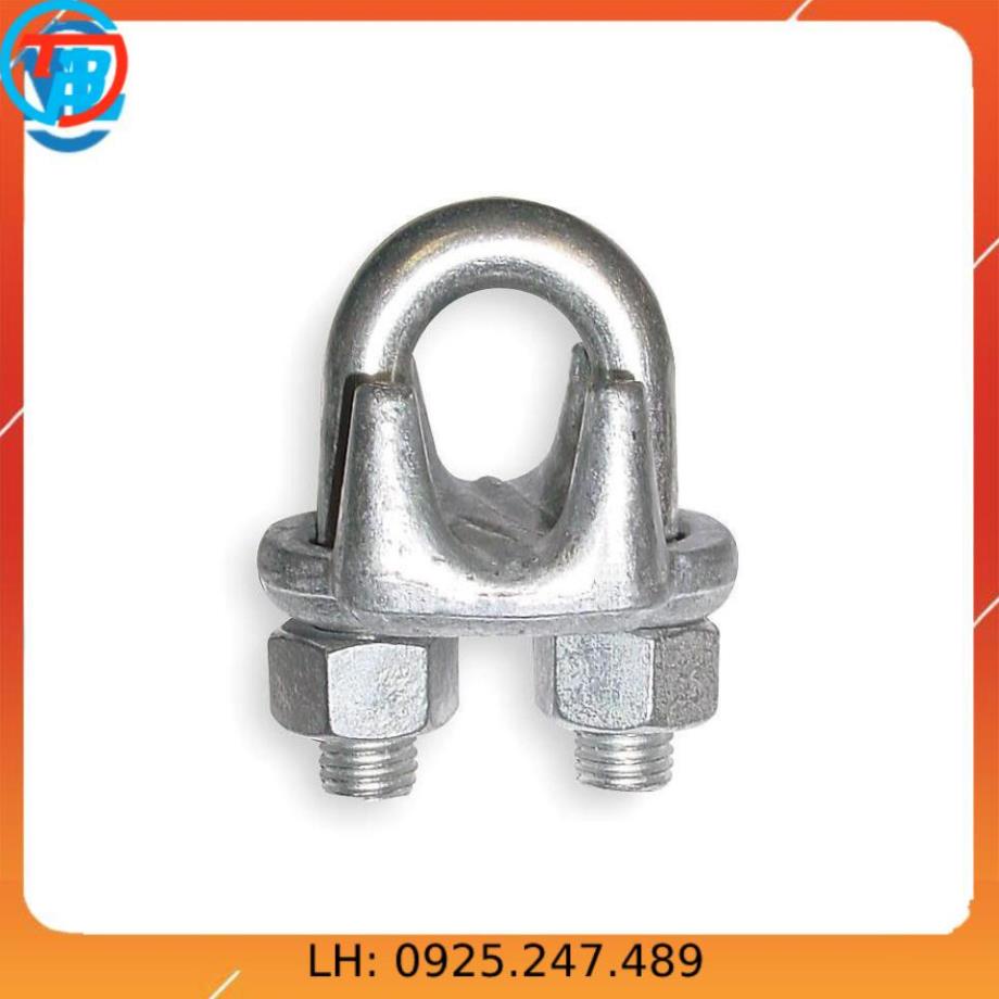 ốc xiết cáp chữ U loại 3mm, 30k 10 con dành cho dây cáp 3 ly và 4 ly capthepgiasi