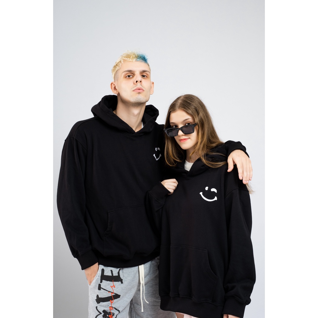 Áo Hoodie Nỉ bông Smile heybaby Thepublicc | BigBuy360 - bigbuy360.vn