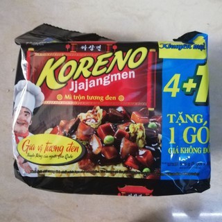 Mì trộn tương đen KORENO JJAJANGMEN - Block 5 gói