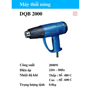 ✨hàng nội địa✨máy thổi nóng dqb 2000 dongcheng 2000w - chính hãng dongcheng