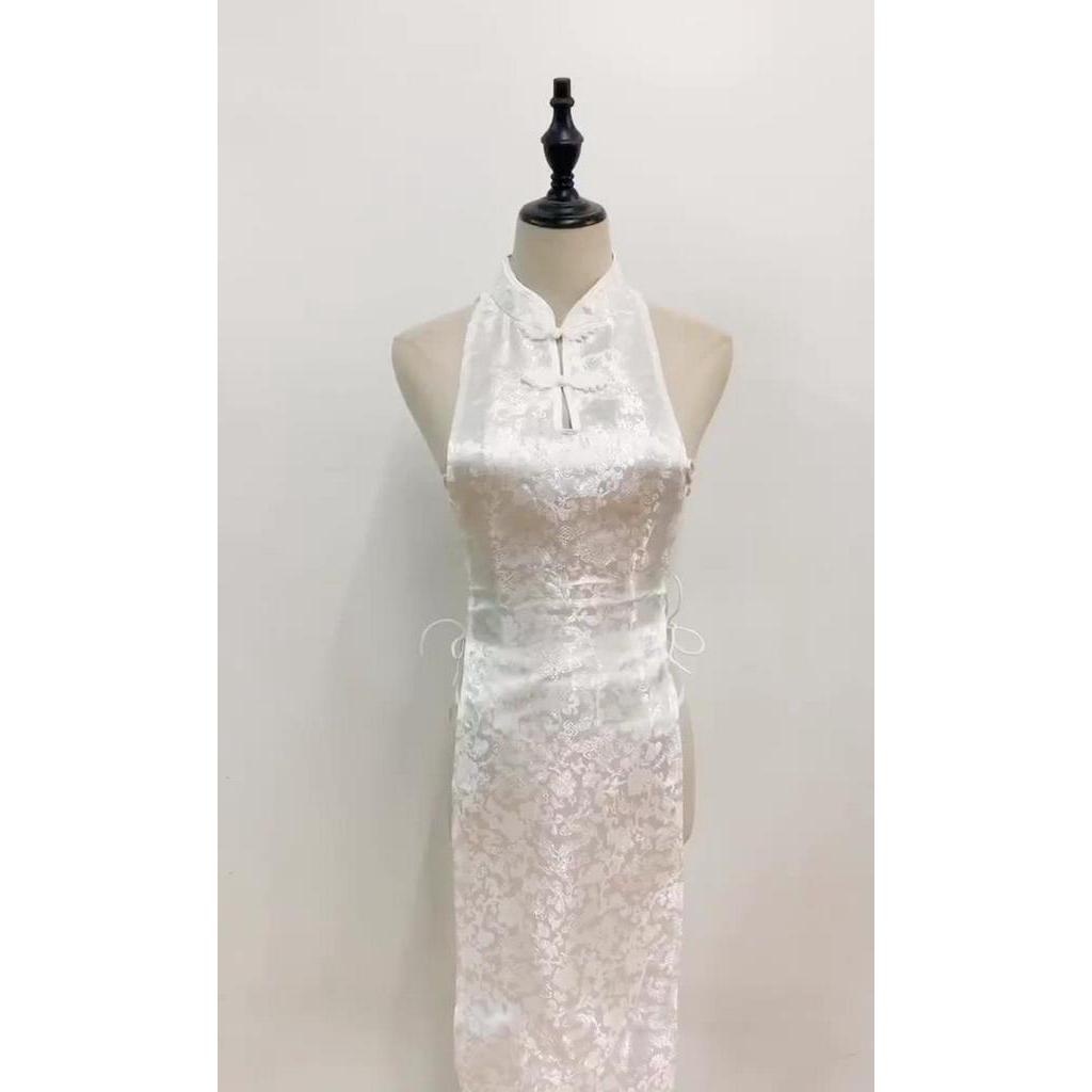 Cosplay sườn xám sexy đan dây hông với màu trắng quyến rũ BT034A | BigBuy360 - bigbuy360.vn