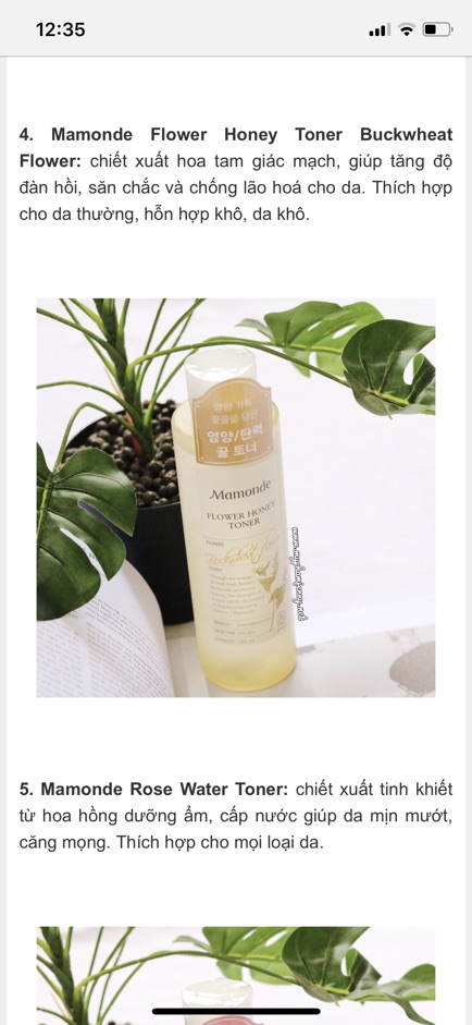 [Mẫu mới] Nước hoa hồng Mamonde toner Hàn Quốc | BigBuy360 - bigbuy360.vn