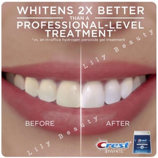 [Combo 7] Miếng dán trắng răng Crest 3D White Professional Effects - Dán trắng răng dành cho răng thường