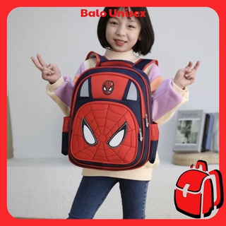 Balo Đi Học Trẻ Em Nhân Vật Hoạt Hình Elsa, Người Nhện Cho Bé Trai Bé Gái 603KID