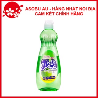 Chai nước rửa chén bát hương táo 600ml rocket nội địa nhật bản