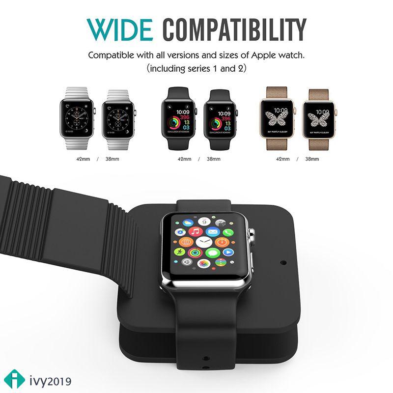 Vỏ silicon bảo vệ đế sạc Apple Watch đơn giản thời trang
