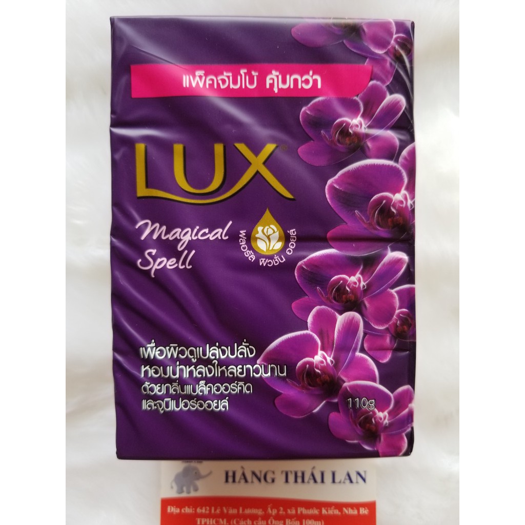 Lốc 4 cục Xà phòng LUX Thái Lan  110g- Xà bông Lux Thái