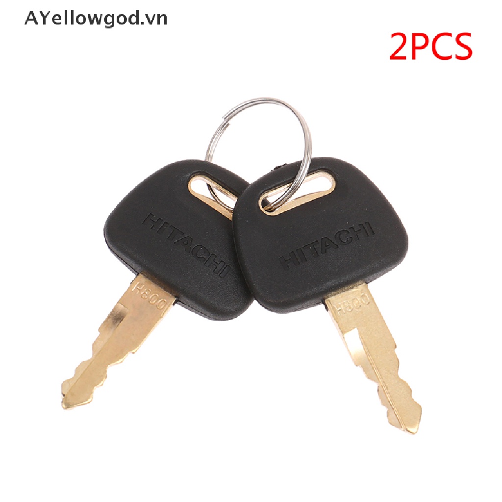 Set 2 Chìa Khóa Đánh Lửa H800 Cho Máy Xúc Hitachi ZAX ZAXIS Grab BU0028