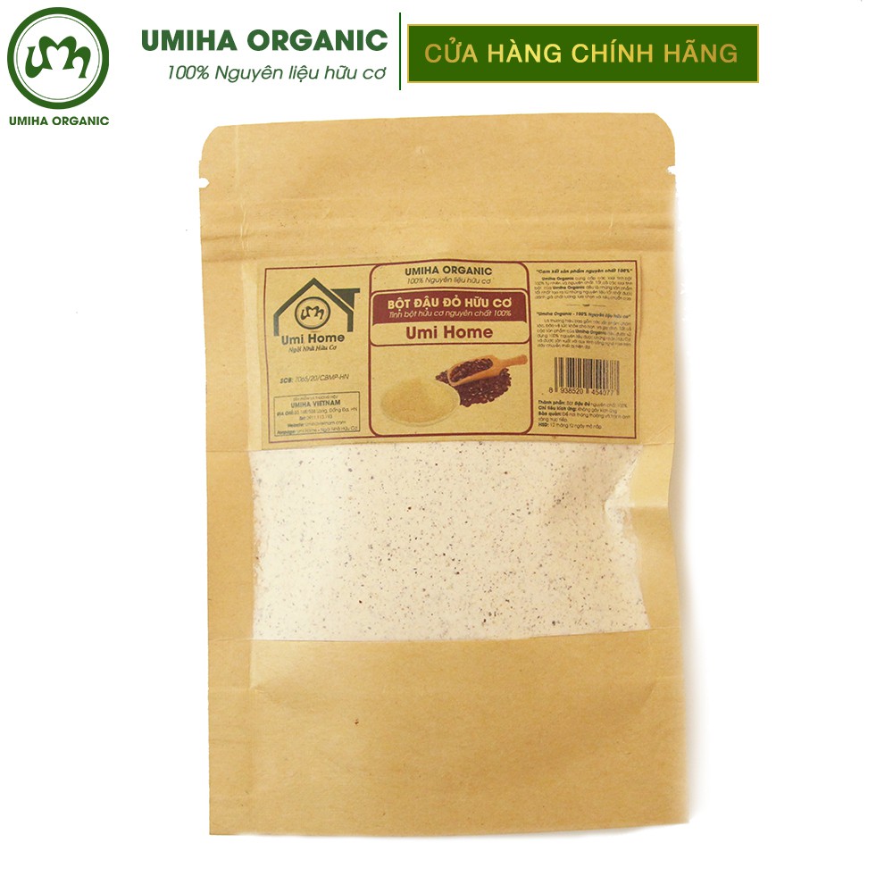 Bột Đậu Đỏ hữu cơ làm đẹp UMIHA nguyên chất 40G | Red Bean Powder 100% Organic