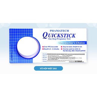 Que thử thai Quickstick Pharmatech - nhập khẩu
