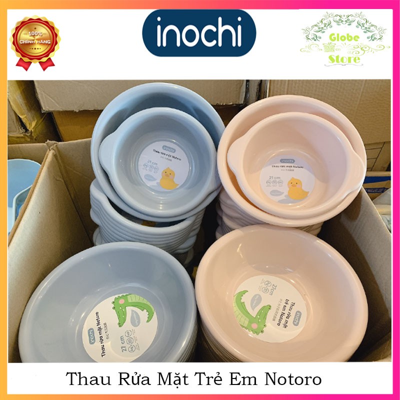 Thau Rửa Mặt, Chậu Rửa Mặt Tiêu Chuẩn Nhật Bản Nhựa Nguyên Sinh Cao Cấp Cho Bé 21 - 27 - 32Cm