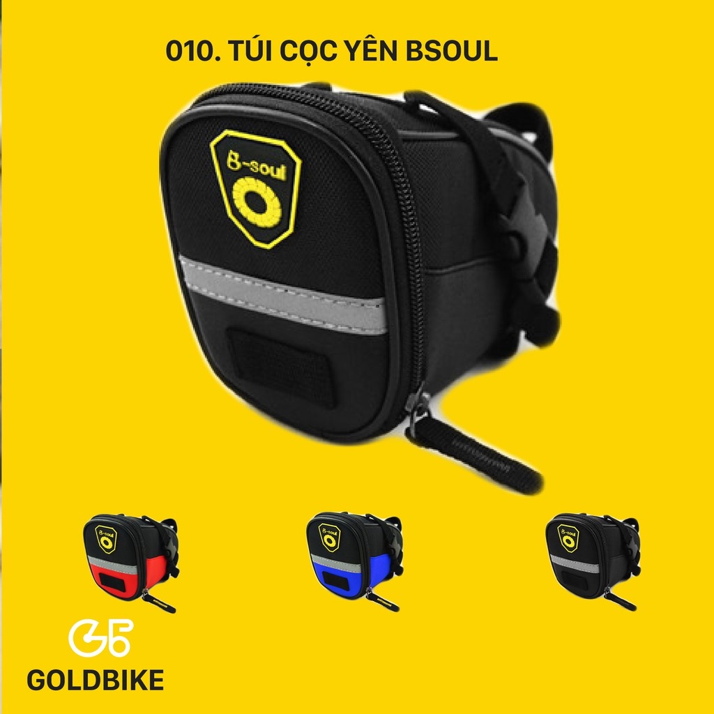 ƯU ĐÃI [GOLDGB15K]Túi để đồ  Treo Cọc yên  B-soul Xe Đạp Thể Thao