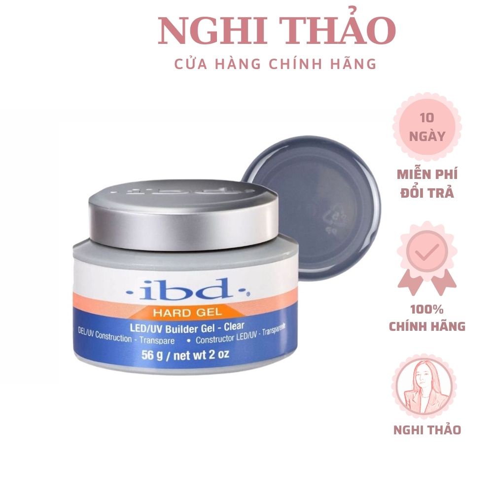 Gel đắp móng IBD , gel ibd chính hãng không nóng 56g
