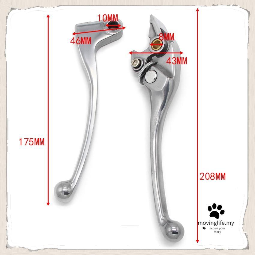 Đòn bẩy ly hợp đòn bẩy phanh cho Honda nt400 br0s400 nt650 fmx650 vtr250 mc33 vt250 mc20 cb250 / cb6