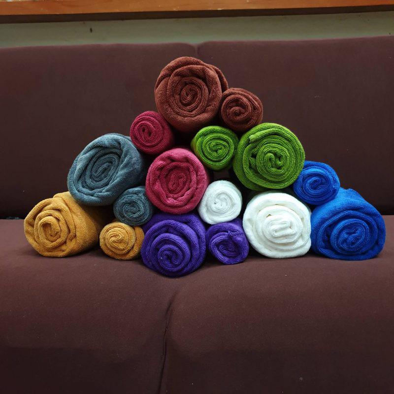 Khăn Gội Đầu,Quấn Đầu Loại Dày Siêu Thấm Hút Dành Cho Spa, Salon Tóc - KT 75*35 Cm -