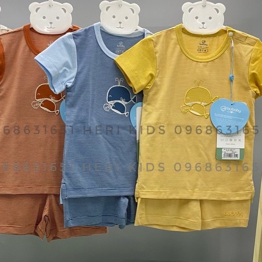 Bộ ngắn tay Bu, Bubaby Kyomi Whee 6m - 4Y