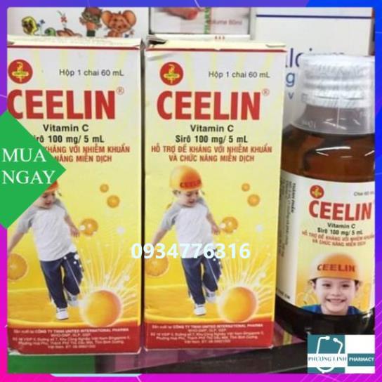 CEELIN - VITAMIN C HỖ TRỢ TĂNG SỨC ĐỀ KHÁNG CHO TRẺ