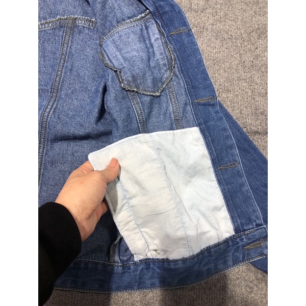 Áo khoác bò mềm express size 32