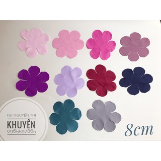 Cánh hoa lụa 6 cánh 8cm