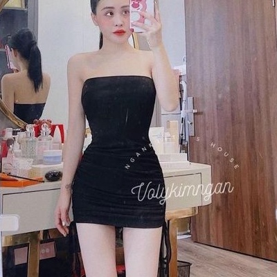 Đầm body rút dây 2 bên vải đẹp siêu Hot.