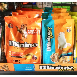 THỨC ĂN CHO MÈO MININO YUM 350gr & MININO TUNA 480gr