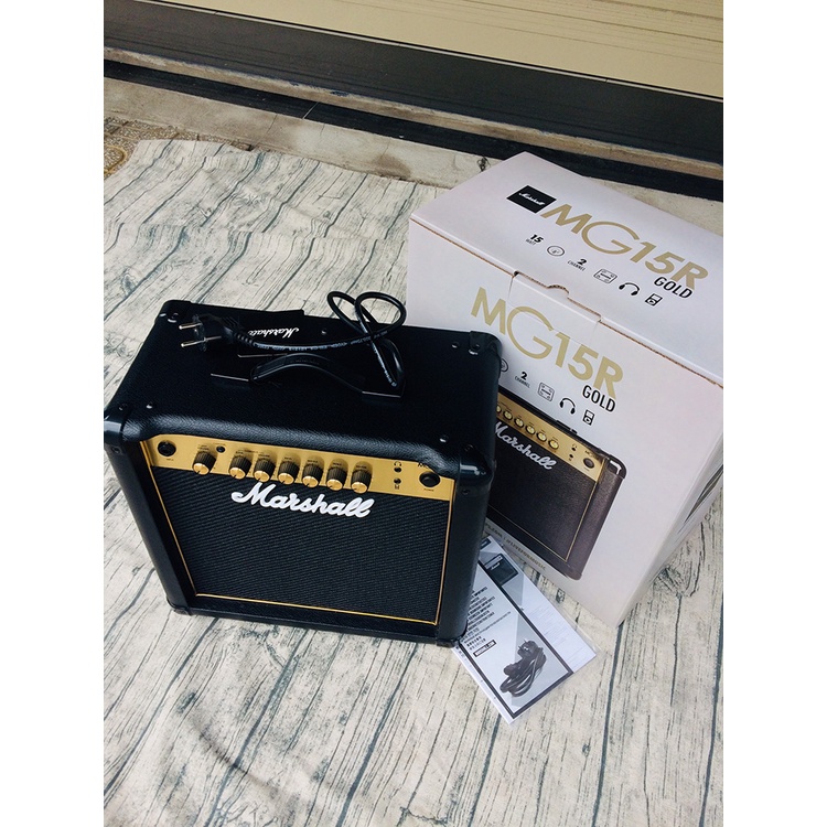 Ampli guitar Marshall MG15R Gold