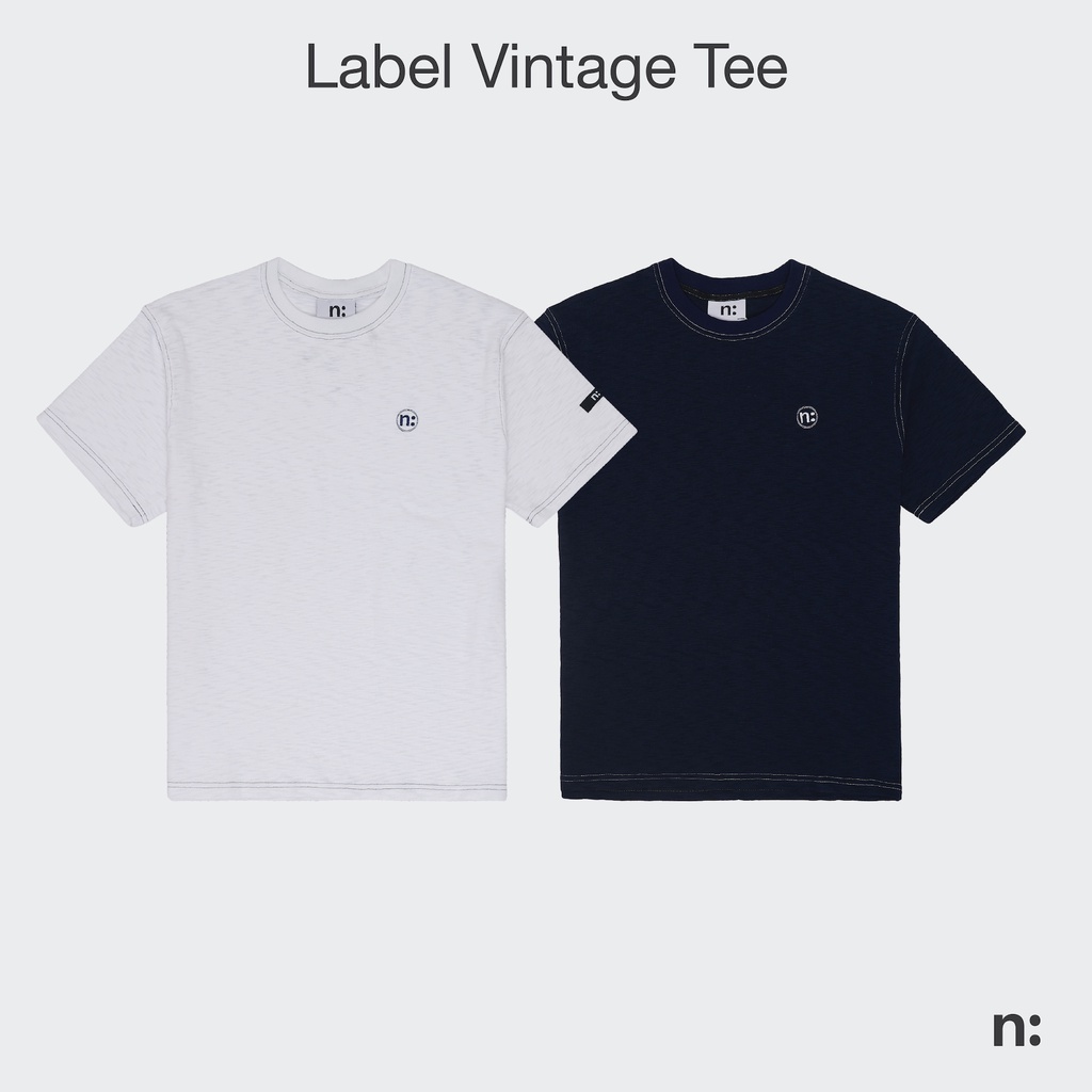ÁO THUN LABEL VINTAGE - NAM NỮ - NOIR STUDIOS